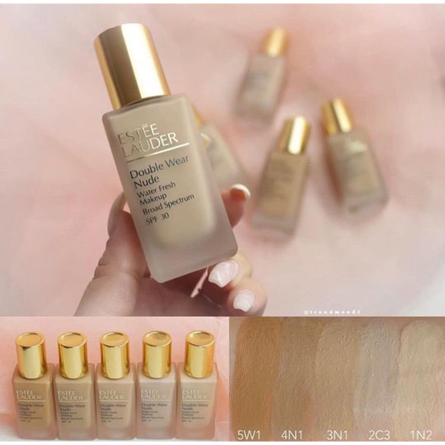 Kem nền estee lauder double wear nude spf 30 mỏng - mịn tự nhiên