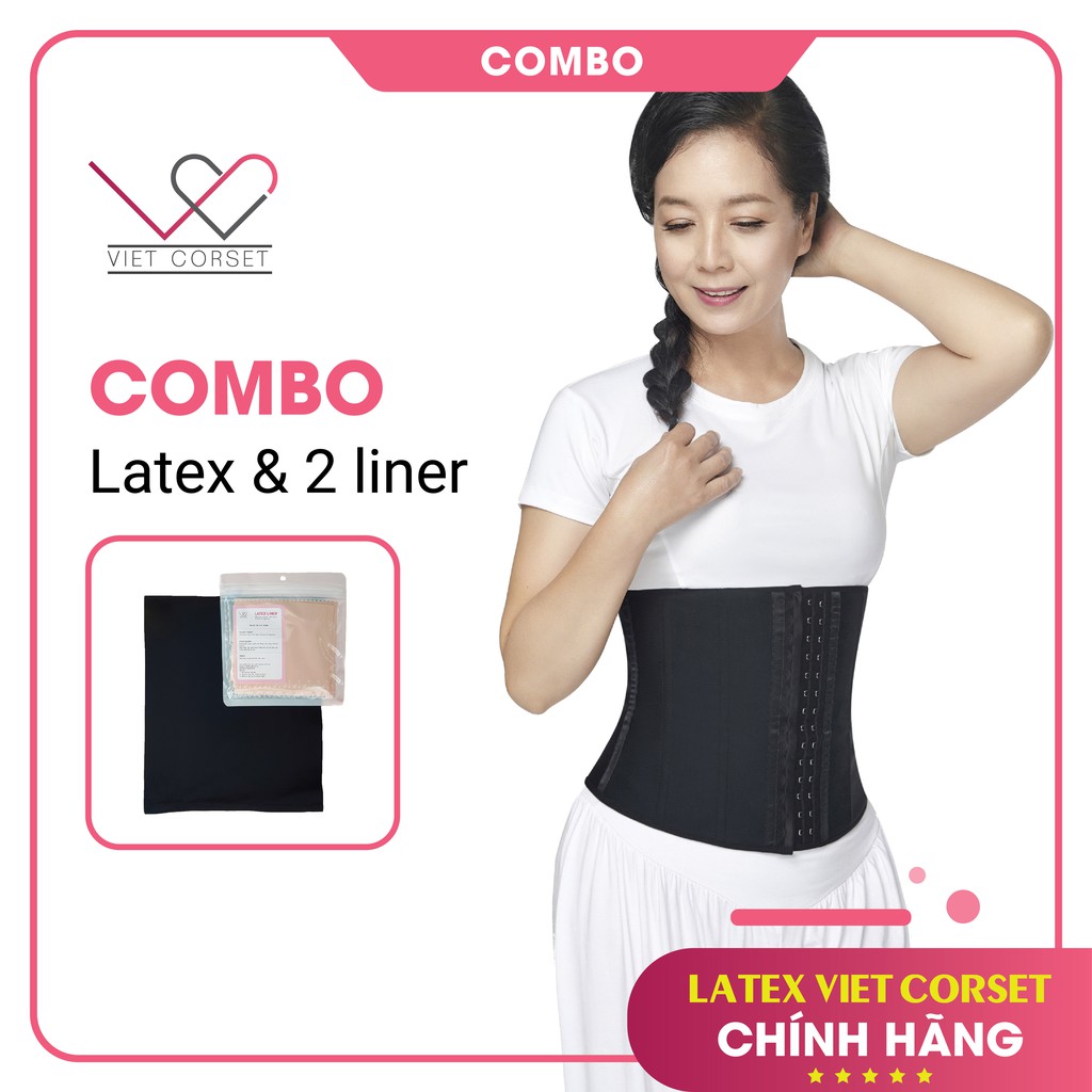 [COMBO CHỐNG HẰN] Latex Việt Corset Và 2 Liner Chống Hằn Ngứa - COMBO Giúp Mặc Latex Thoải Mái Nhất - Hạn Chế Giặt Latex