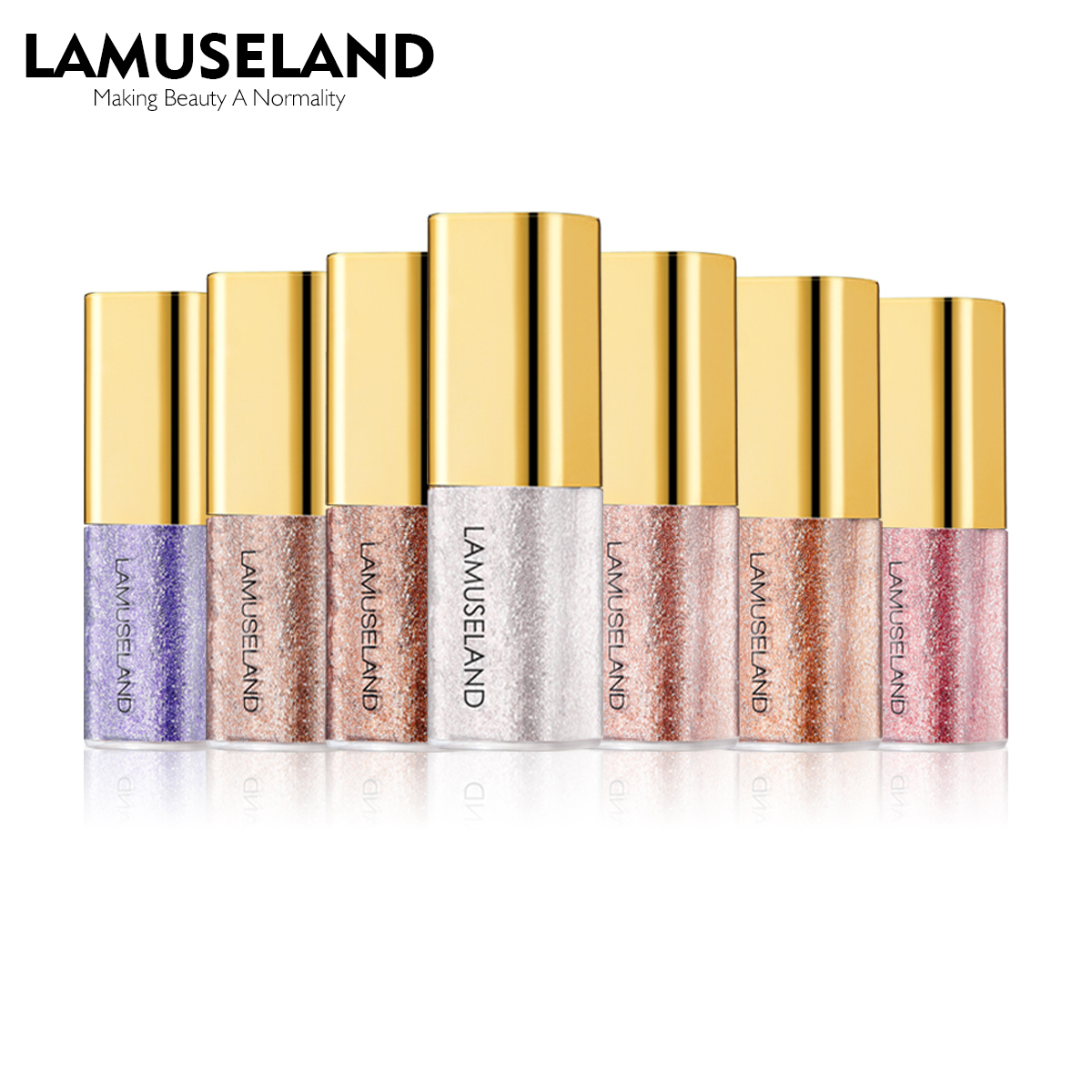 Bộ Phấn Mắt LAMUSELAND LA4008 69g Dạng Lỏng 8 Màu Nhũ Trang Điểm Làm Đẹp | BigBuy360 - bigbuy360.vn