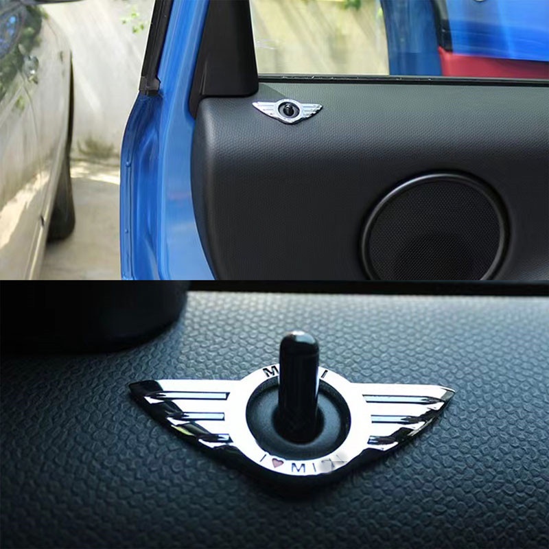 Huy Hiệu Kim Loại Dán Cửa Xe Hơi Mini F55 R50 R53 R56 R60 R57 Cooper