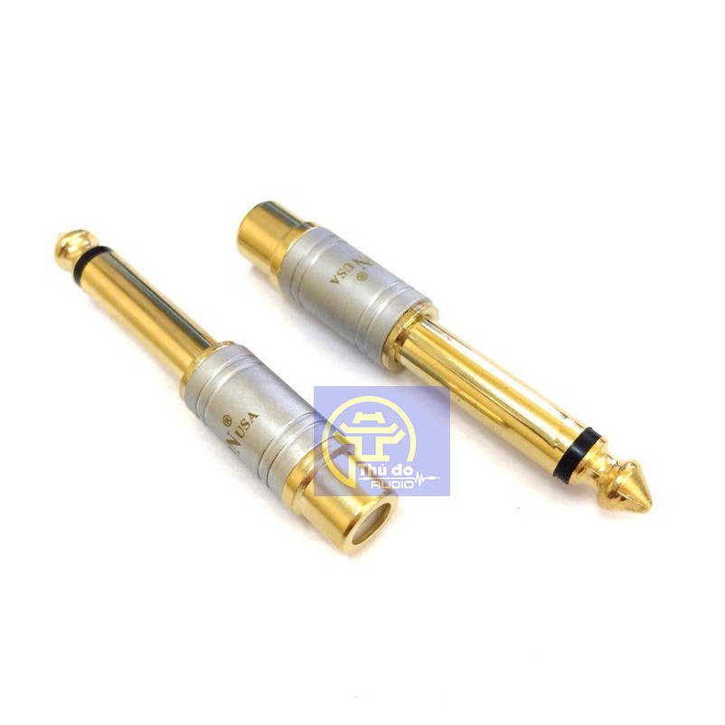 Jack Chuyển 6.35 ra AV Liton USA , RCA cao cấp