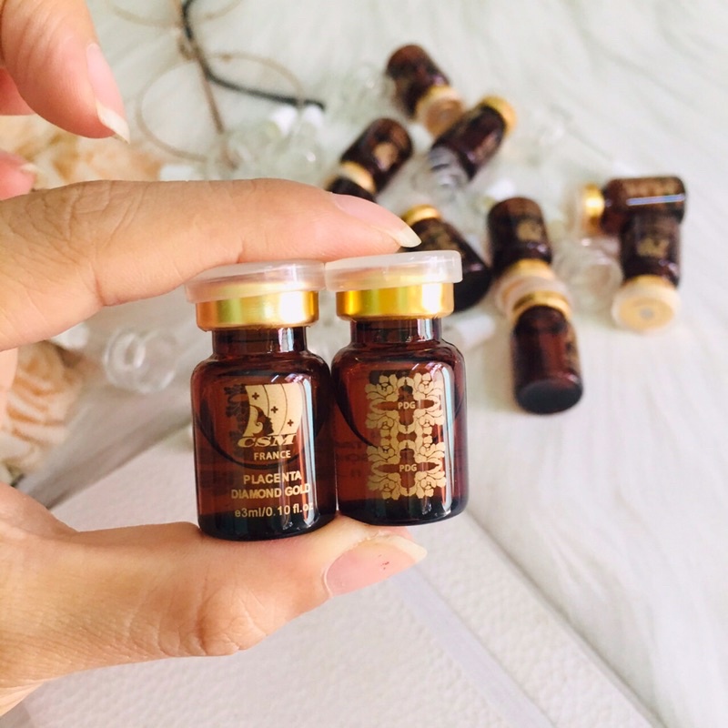 Tế bào Gốc PDG Placenta Diamond Gold 3ml Phục Hồi Da Khi Đã Lăn Kim Săn Chắc Khoẻ Dài Lâu
