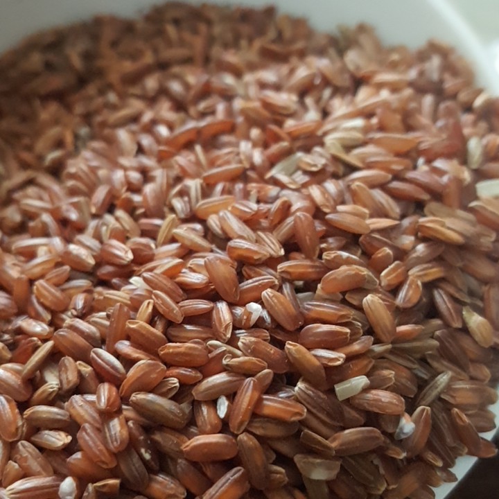 Bột gạo lứt đỏ nguyên chất (1kg) Rang xay theo phương pháp thực dưỡng Ohsawa | BigBuy360 - bigbuy360.vn