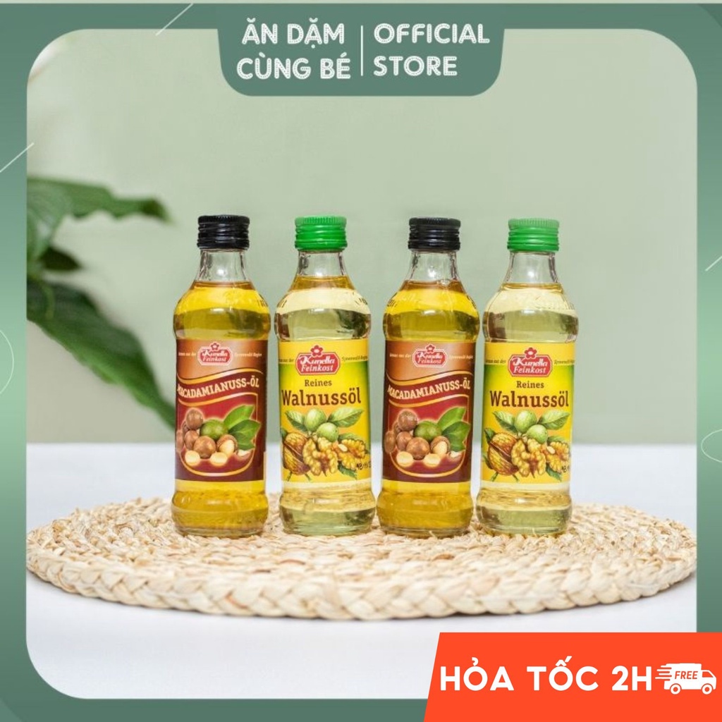 Dầu óc chó Đức cho bé ăn dặm dầu macca chính hãng cho bé từ 6 tháng 44000