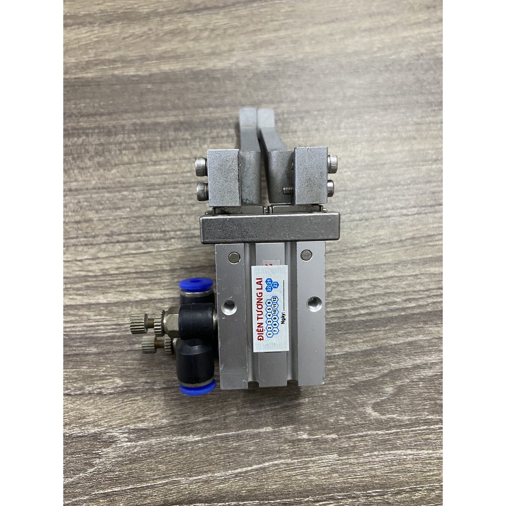 Xy lanh kẹp thẳng hành trình 6mm + Tặng đầu nối khí nén