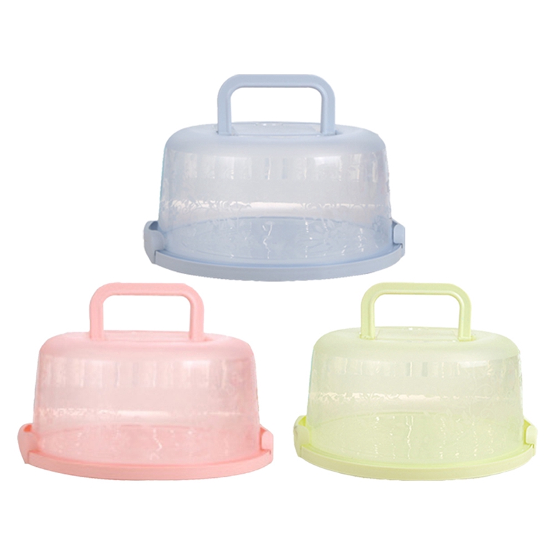 Hộp Tròn Cầm Tay 8inch 26x22 X 12.5cm Đựng Bánh Tiện Lợi