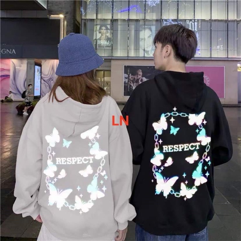 Áo hoodie bướm RESPEC phản quang TH6