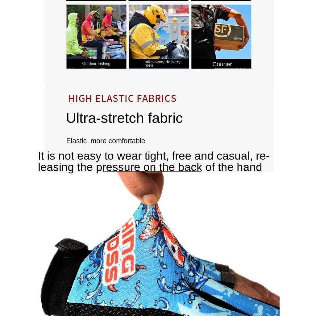 Găng Tay Thể Thao Hở Ngón Chống Nắng