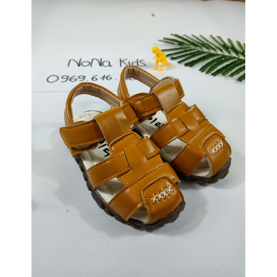 Sandal dép hè kiểu rọ kín mũi cho bé trai bé gái quai hậu siêu đẹp