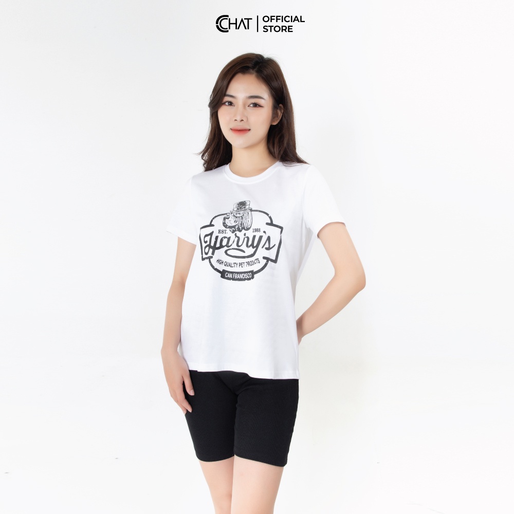 Áo thun nữ T-shirt in Harry CCHAT