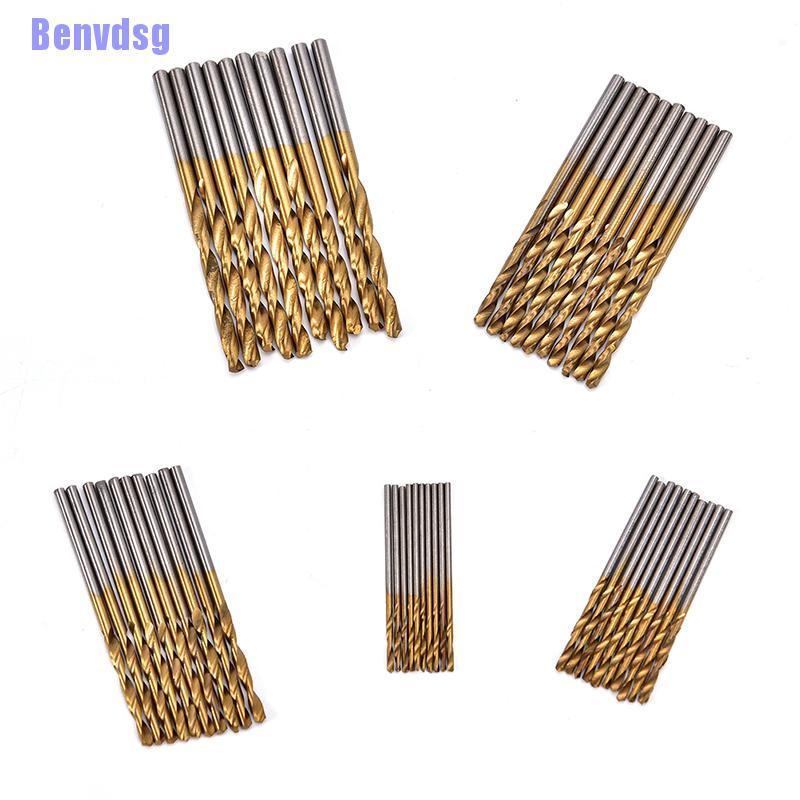 Bộ 50 mũi khoan thép titan HSS cỡ 1/1.5/2/2.5/3mm tiện dụng
