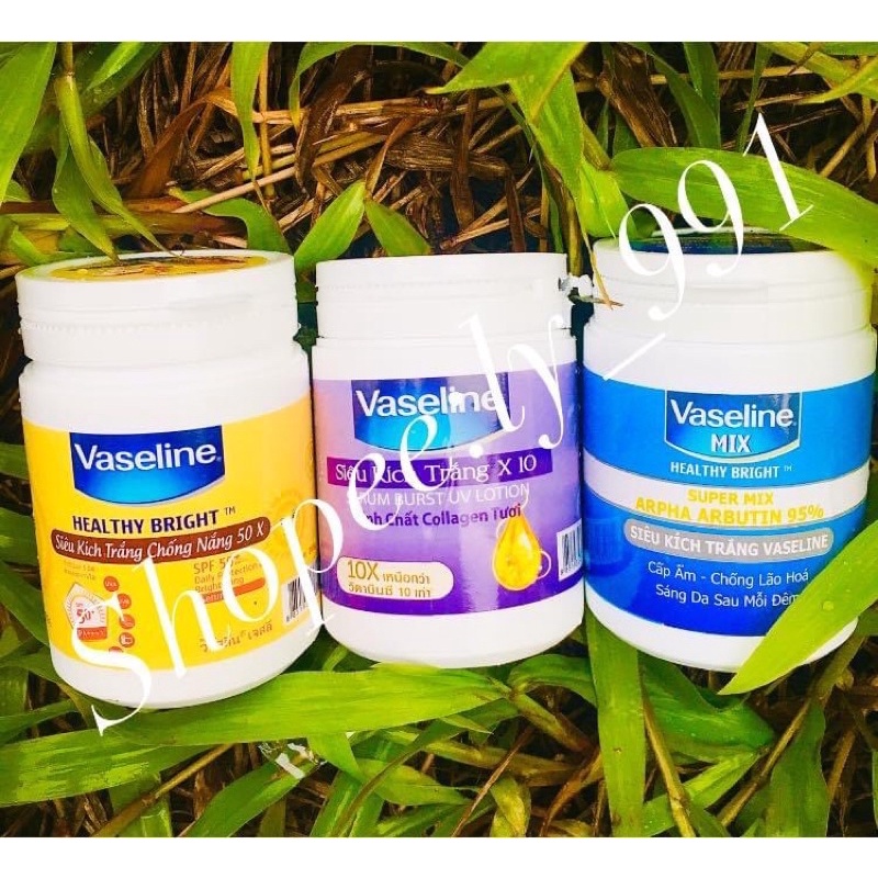 Kem kích trắng Vaseline 10x Thái Lan hộp 200gram