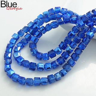 Bộ 100 đá pha lê xâu chuỗi 4mm lấp lánh
