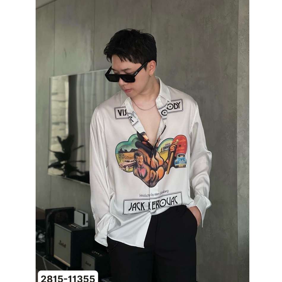 Áo Sơ Mi Nam Hàn JACK KER Vải Lụa Siêu Mềm Phong Cách Bad Boy Lãng Tử CADO FASHION