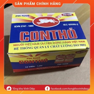 Hộp 12 viên pin đại con thỏ r20s - hàng tốt