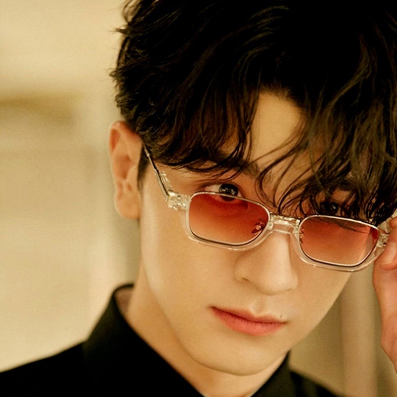 Kính mắt gọng oval thiết kế thời trang Hàn Quốc chống tia UV400 dành cho nữ