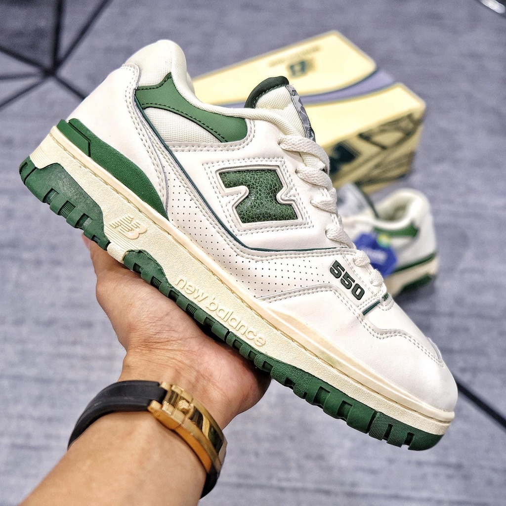 NB550, Giày New Blanece 550 Màu Xanh Green Cực Hot