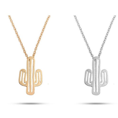 Dây Chuyền Hình Xương Rồng Thiết Kế Thanh Lịch