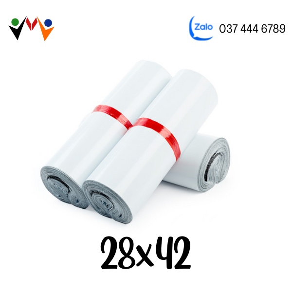 Trắng VIP | 28x42 [GIẢM SÂU] Túi Niêm Phong, Túi Đóng Gói Quần Áo