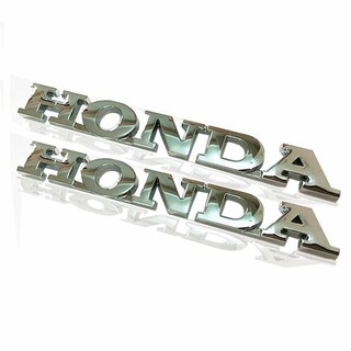 (Mã Giảm giá DUMBBELLS) Tem Chữ Nổi HONDA Dán Trang Trí Xe Mã 02