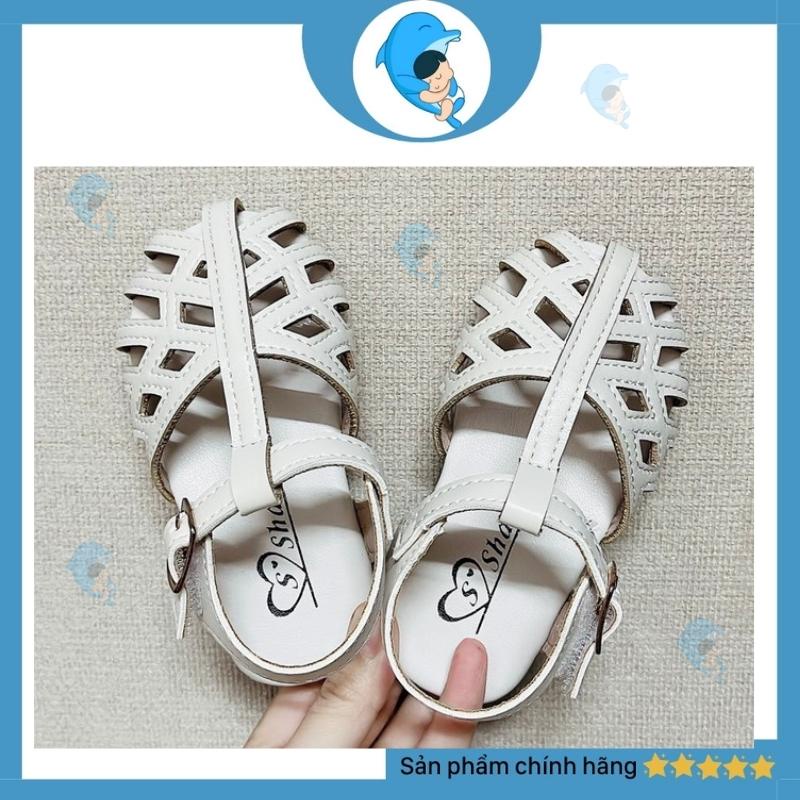 Giày tập đi cho bé gái, sandal lưới, dễ thương phù hợp cho mọi loại trang phục, có chống trượt
