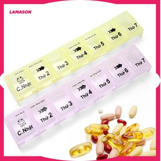 HỘP CHIA THUỐC THEO NGÀY , THEO TUẦN TIỆN DỤNG