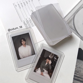 Toploader trắng Gluset bảo vệ đựng thẻ ảnh photocard Kpop size B8