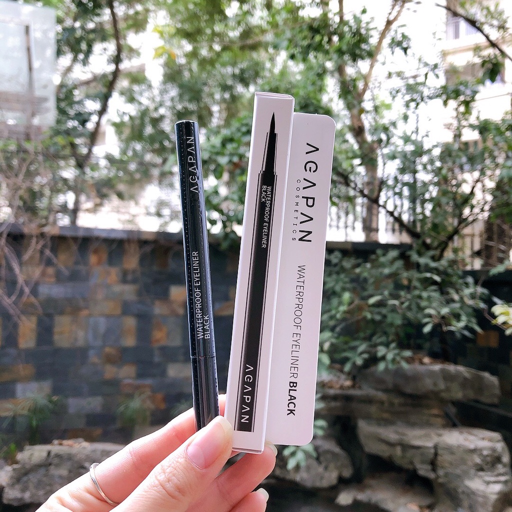 Kẻ dạ không lem không trôi Agapan Waterproof Eyeliner Black