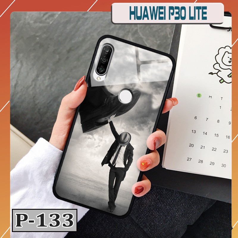 Ốp  Huawei P30 Lite - lưng kính in hình 3D