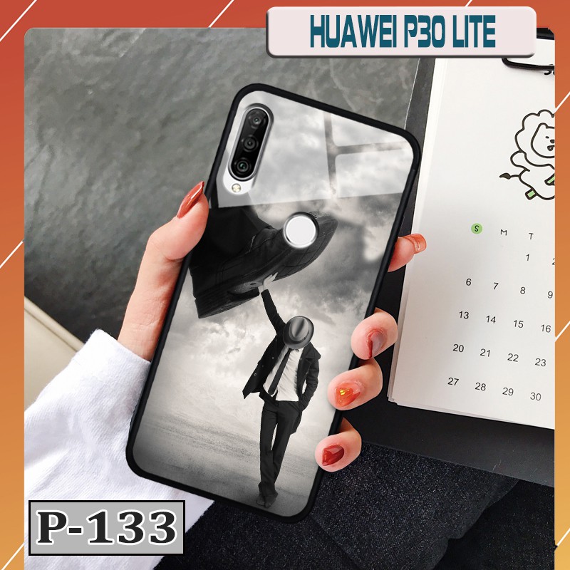 Ốp Huawei P30 Lite - lưng kính in hình 3D