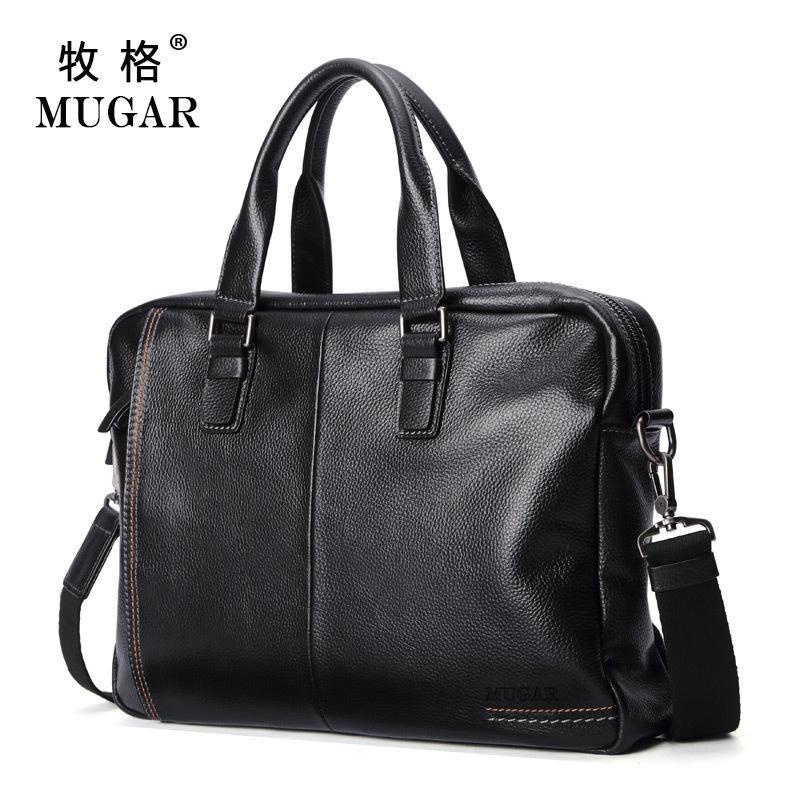 Túi xách da đeo vai phong cách doanh nhân thời trang cho nam NSGSB33 | BigBuy360 - bigbuy360.vn