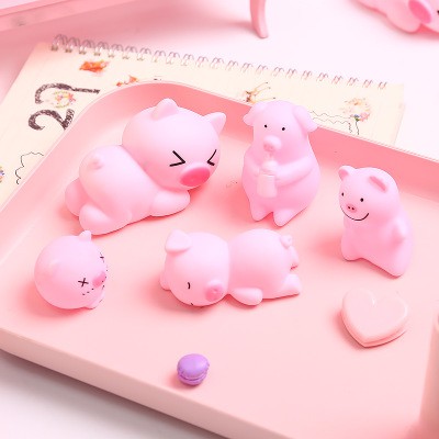 Heo chuột vịt cà rốt chút chít  DCB27 lợn vịt gà  dễ thương bóp bóng lười thú bóp squishy toy