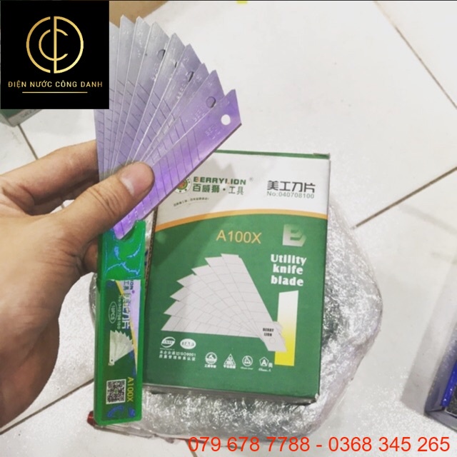 Lưỡi dao rọc giấy BERRYLION set 1 & 5 hộp