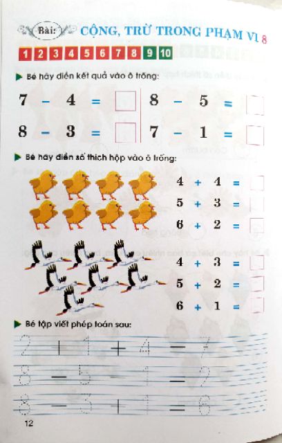 Sách - Combo 3 quyển Toán mẫu giáo dành cho bé chuẩn bị vào lớp 1
