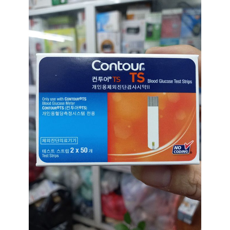 Que Thử Đường Huyết Bayer Contour TS 50