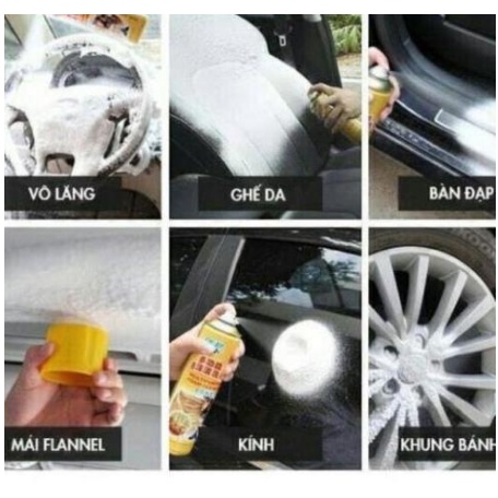 Chai xịt bọt vệ sinh nội thất ô tô Foam Cleaner