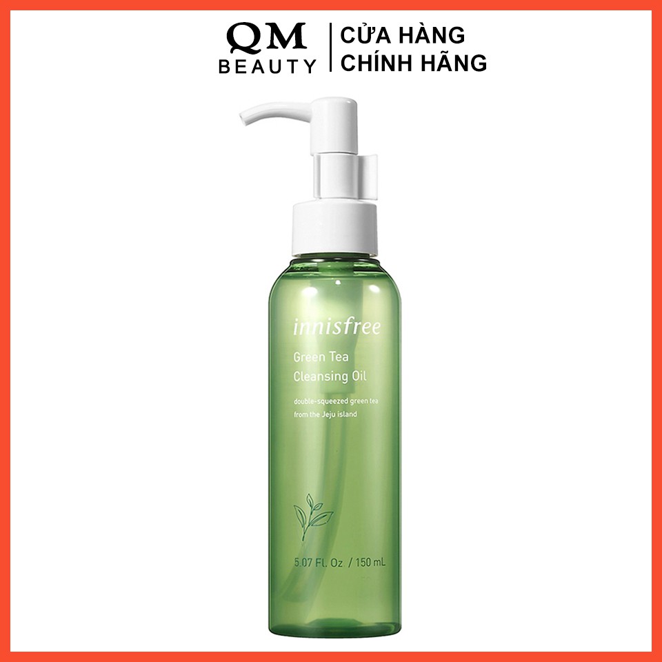 Dầu tẩy trang Innisfree trà xanh Green Tea Balancing Cleansing Oil 150ml Hàn Quốc