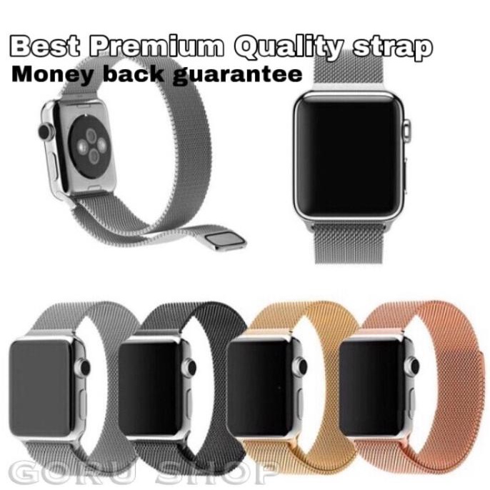 Dây Đeo Inox milanese Khóa Nam Châm Cho Đồng Hồ Thông Minh apple watch iwatch 4 3 2 1