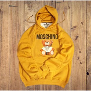 Áo Hoodie Moschino In Hình Gấu Vàng Thời Trang Cho Nam Nữ