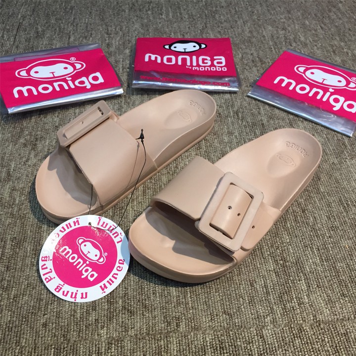 Dép Thái Lan Nữ Bản Ngang Khóa Chữ Nhật Siêu Nhẹ Siêu Êm Chính Hãng MONOBO