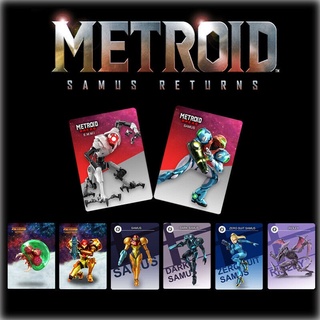 Bộ 8 Thẻ Amiibo Scan NFC Dành Cho Game Metroid Dread Trên Hệ Máy Cầm Tay