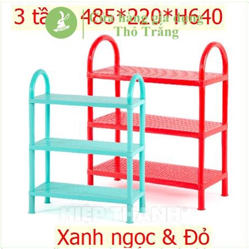 Kệ dép nhỏ 3 tầng, 4 tầng nhựa Hiệp Thành Việt Nam 264HI