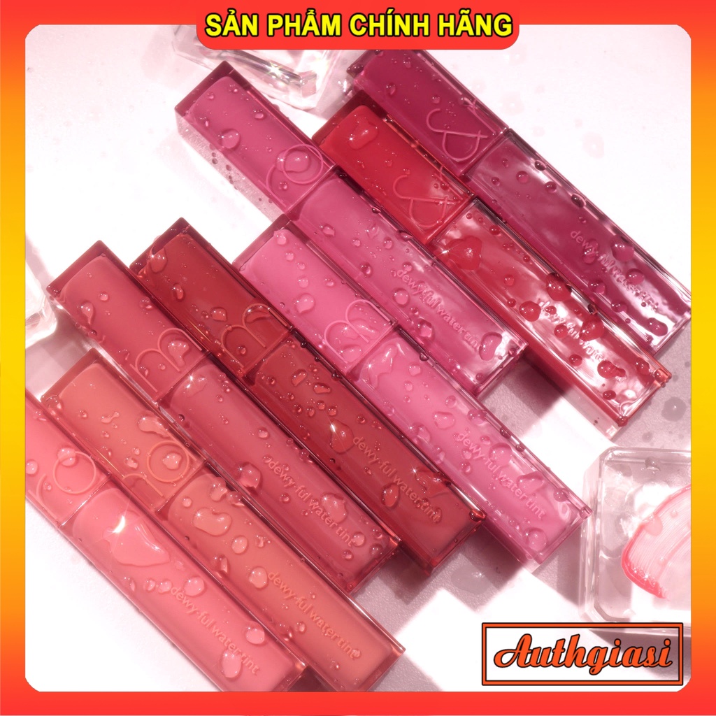 Son kem tint Bóng ROMAND Dewyful Water Tint căng mọng đôi môi