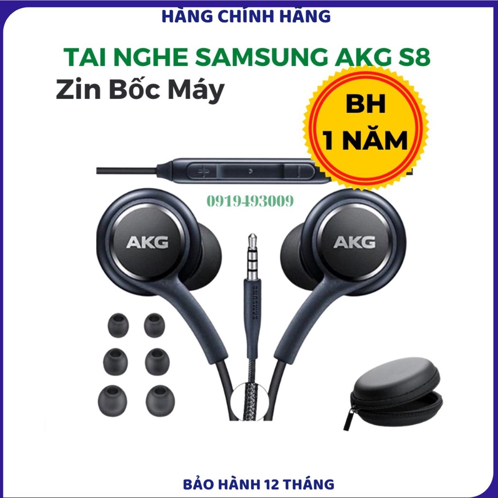 Tai nghe Samsung AKG Galaxy S10 - S10 Plus - zin bốc máy CAM Kết CHÍNH HÃNG BH 12T