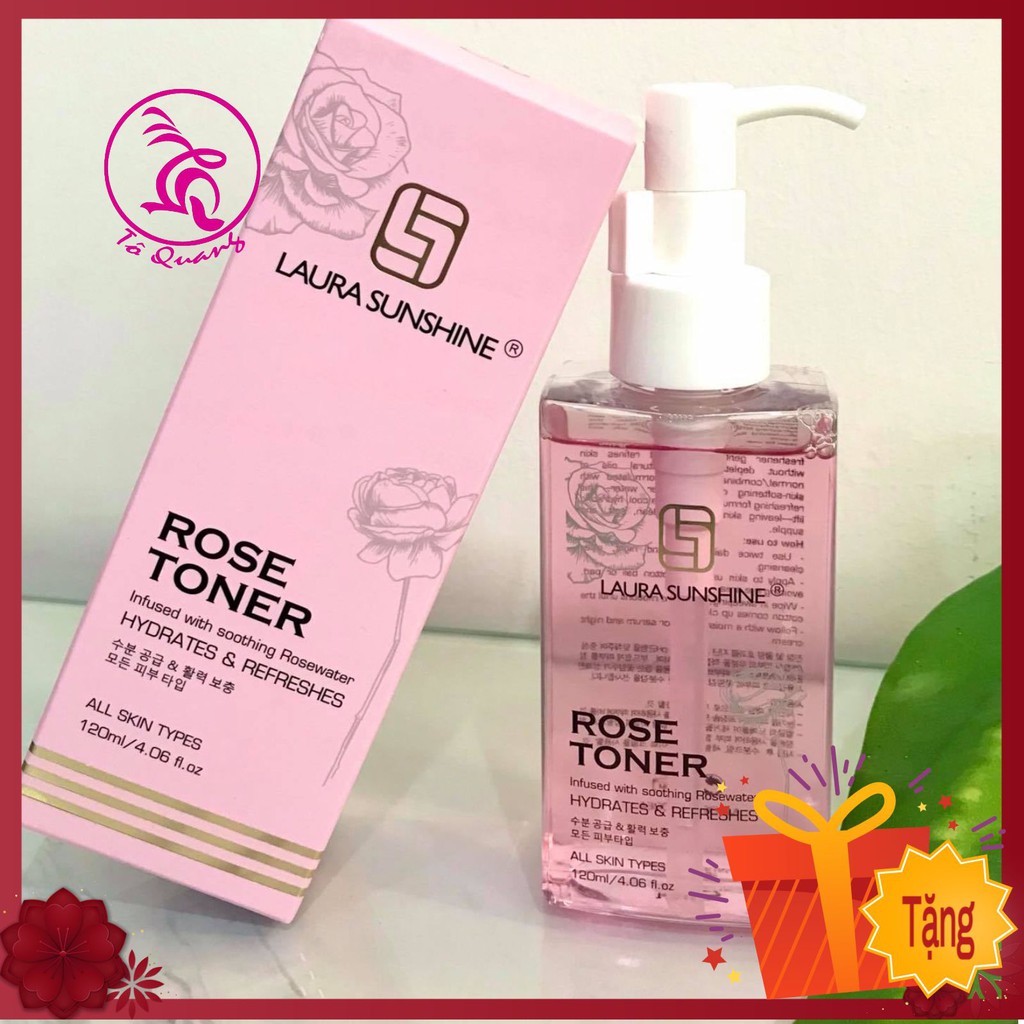 Nước hoa hồng cân bằng da -Laura Sunshine rose toner - Nhật Kim Anh