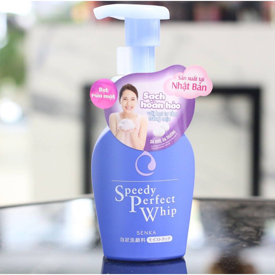 Sữa Rửa Mặt Tạo Bọt Senka Speedy Perfect Whip 150ml-0514382