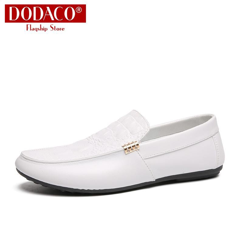 Xả hàng - Giày lười nam giày mọi nam giày nam đẹp giá rẻ 2020 DODACO DDC3193 A23