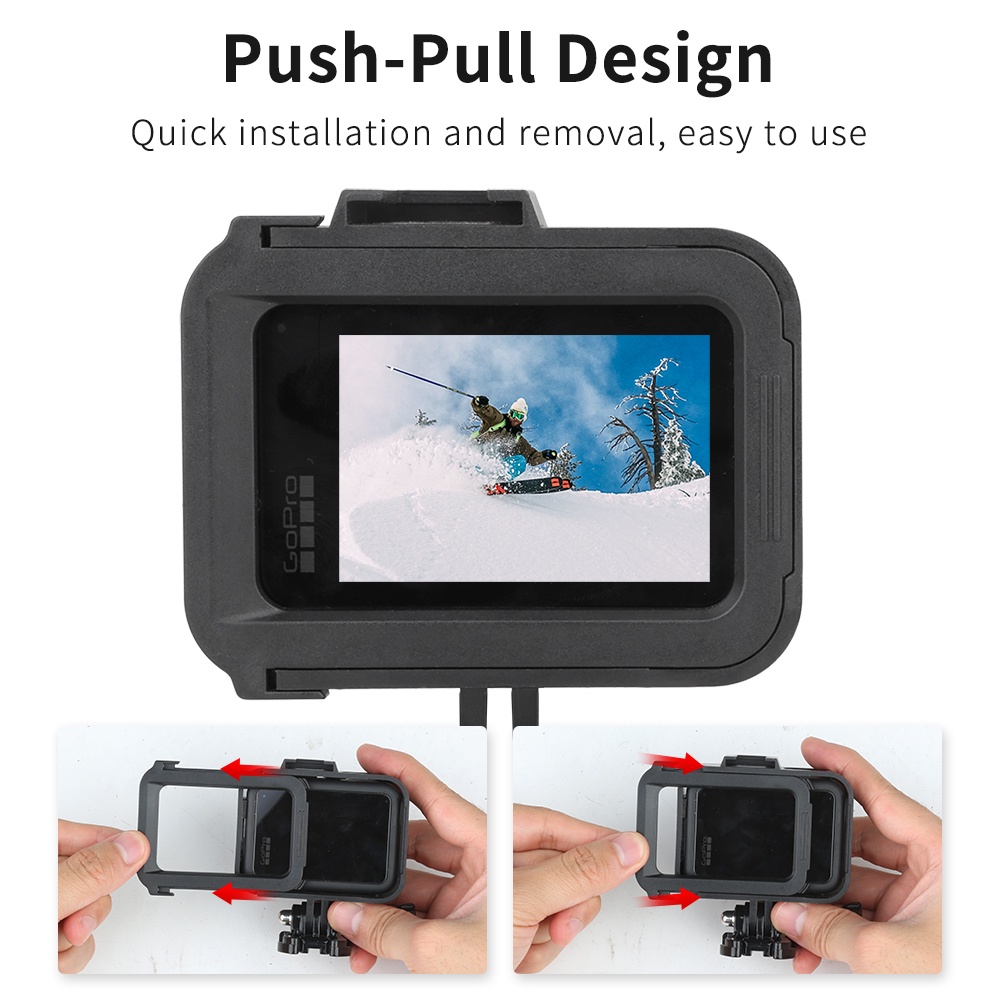Khung Bảo Vệ Máy Ảnh GoPro Hero 8 Màu Đen