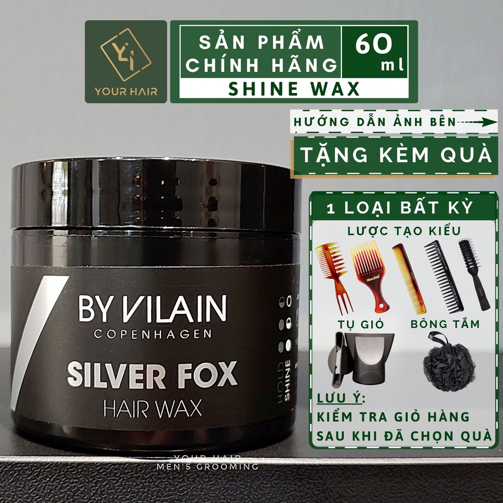 Sáp vuốt tóc By Vilain Silver Fox - 65ml