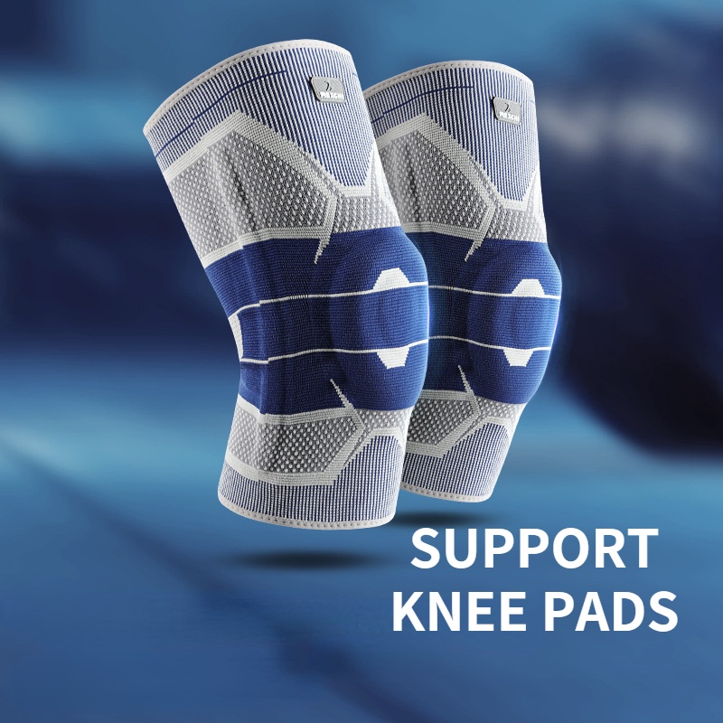 1 Đai Quấn Bảo Vệ Đầu Gối Chơi Thể Thao Bằng Silicone